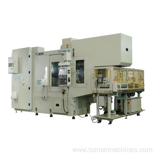 Customized gear hobbing machine integrated chamfer hobbing